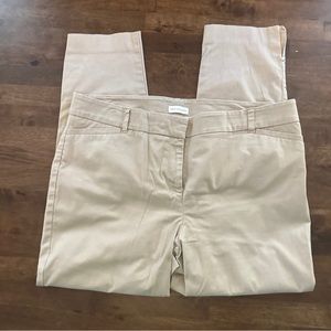 Van Heusen 14 Short Beige Stretch Extensible Khaki Casual Pants